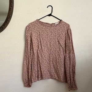 SOLD | a.n.a Pink Floral Blouse